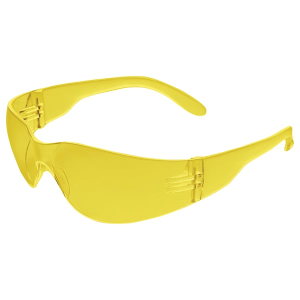 Erb Safety IProtect Safety Glasses, Amber Frame, Amber Lenses 17568